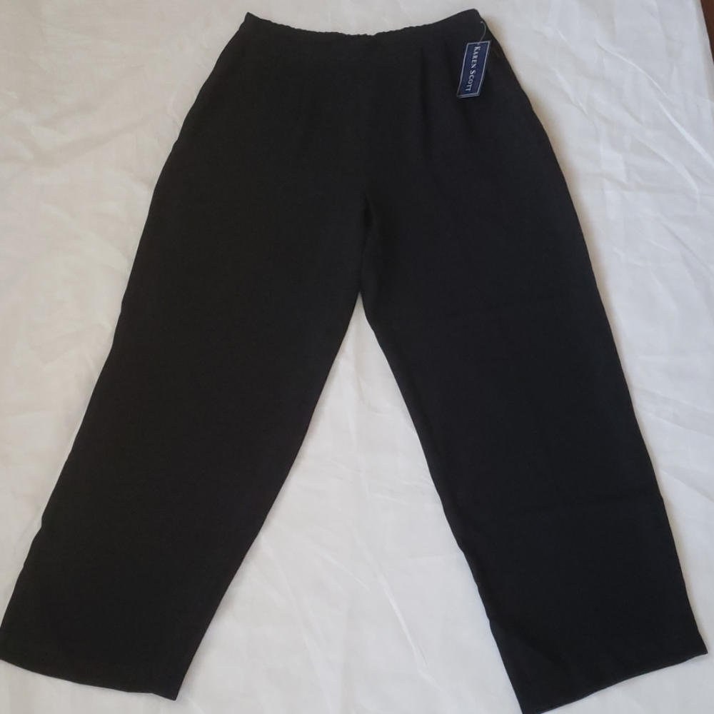Karen Scott Black Slacks